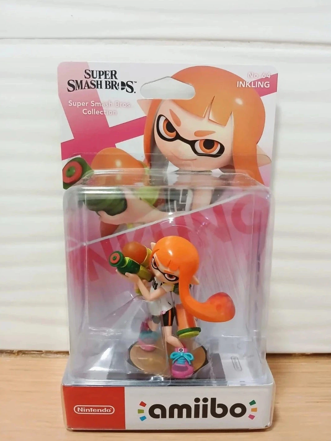 Figurine Nintendo Amiibo Inkling 64 Super Smach Bros Collection